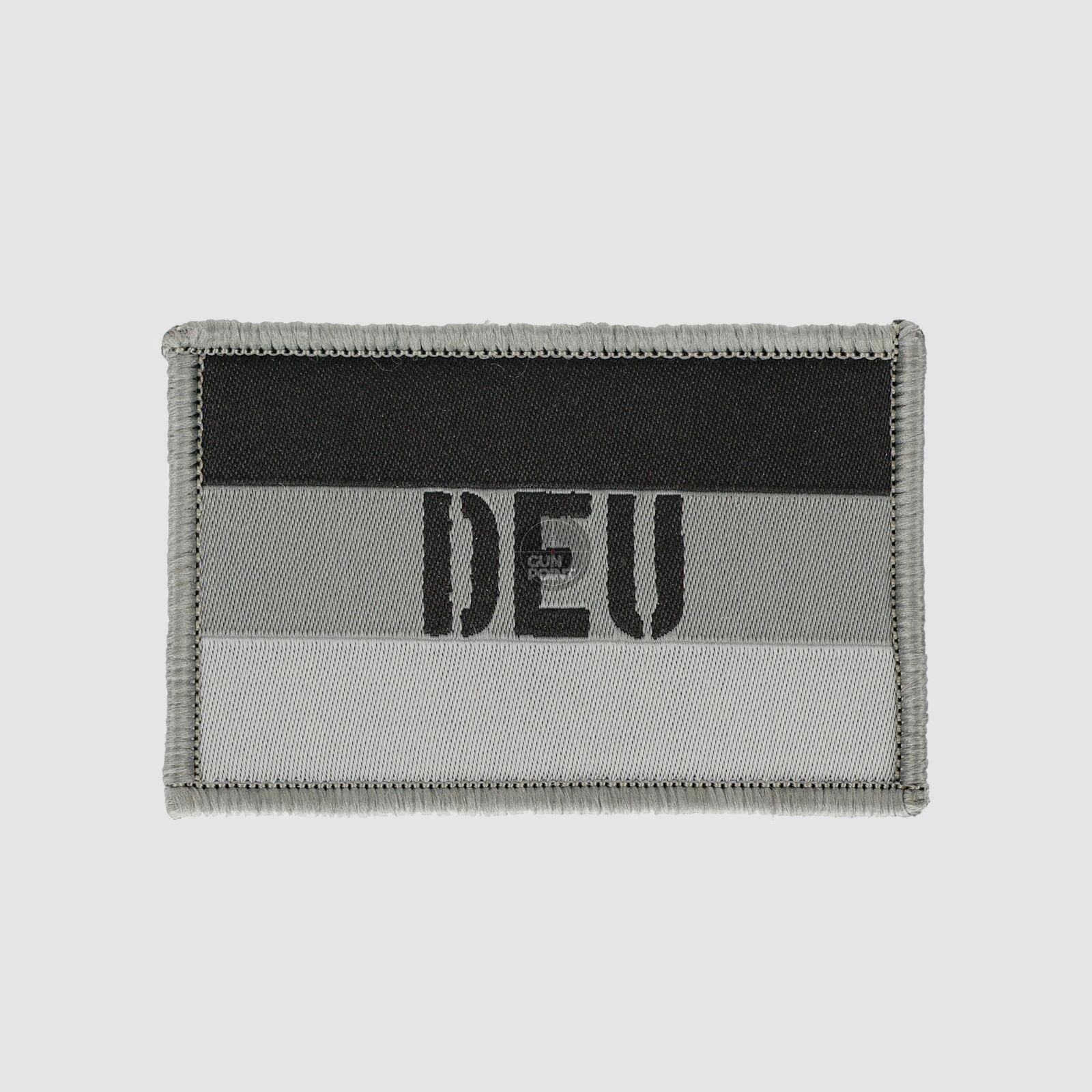 OpTacs DEU Patch - Klettabzeichen Deutschland gewebt - grey