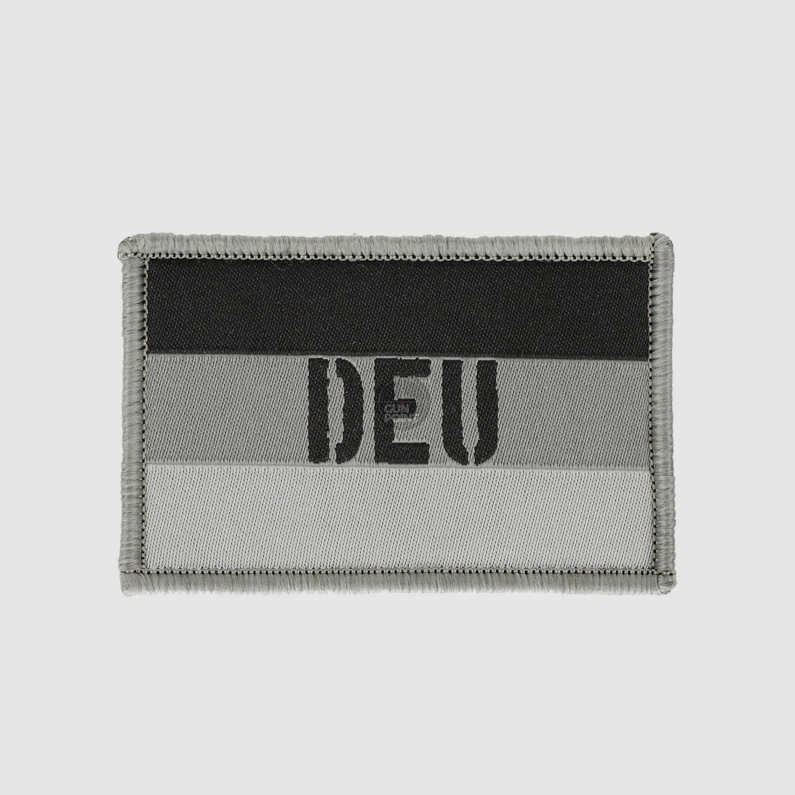OpTacs DEU Patch - Klettabzeichen Deutschland gewebt - grey
