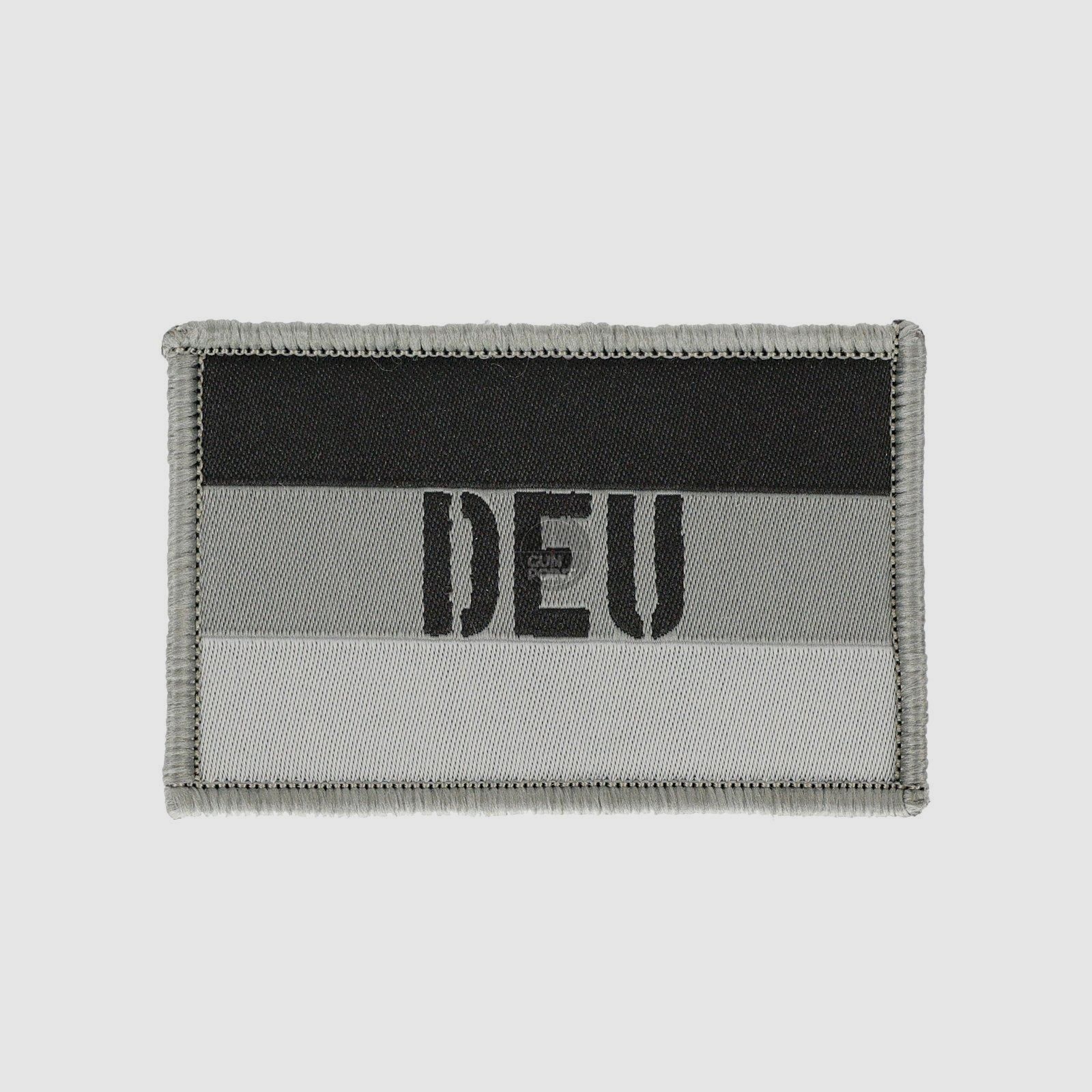 OpTacs DEU Patch - Klettabzeichen Deutschland gewebt - grey
