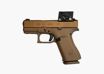 Pistole Glock Mod. 43X Combo mit COA, Kal. 9x19, coyote