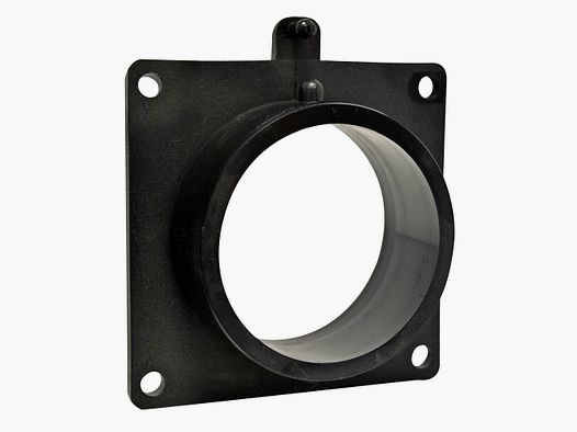 Connection flange bayonet lock