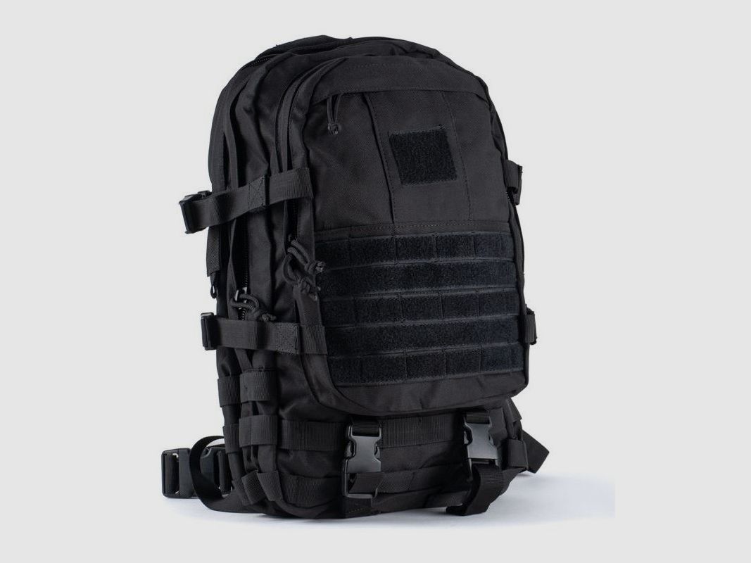 Schwarzer taktischer Schießrucksack 25 Liter Art. TACTICAL8 RASPORT, Bild 3 von 6