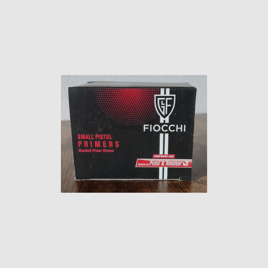 1500 St. Zündhütchen FIOCCHI Small Pistol Primers (für Pistole & Revolver)