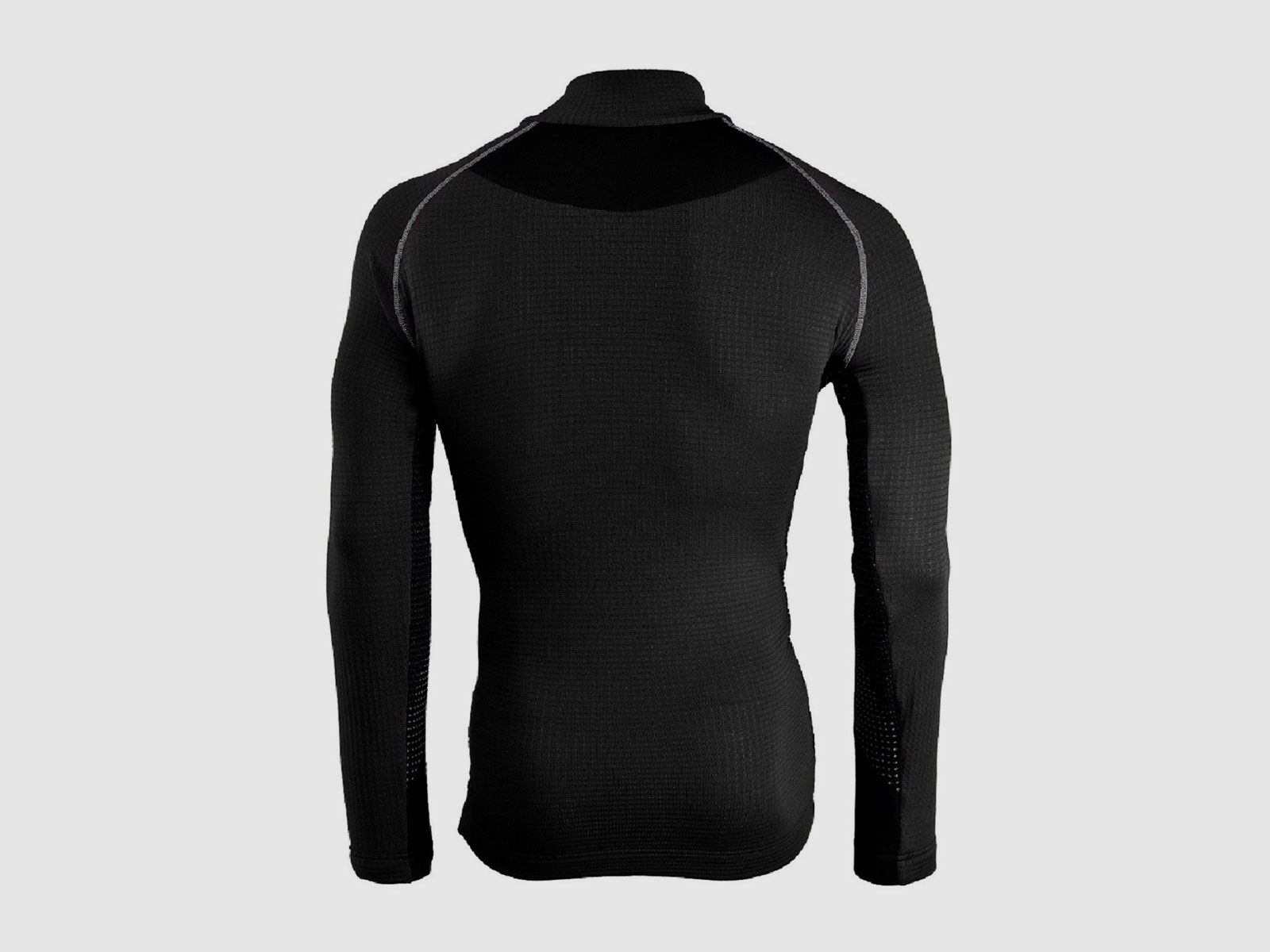 X TECH – FLEECE MIT VOLLSICHTZIP COMPASS Schwarz, Bild 2 von 2