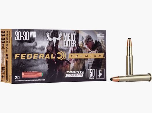 Federal Premium Trophy Copper .30-30 Win. 150GR 20 cartouches