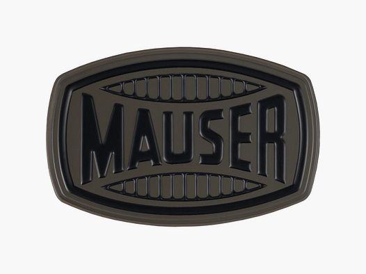 Logo de parche Mauser con velcro en verde mate