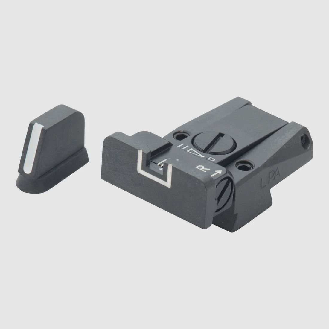 LPA Sights Visier-Set SPR voor CZ 75, 75B, 85 White-O