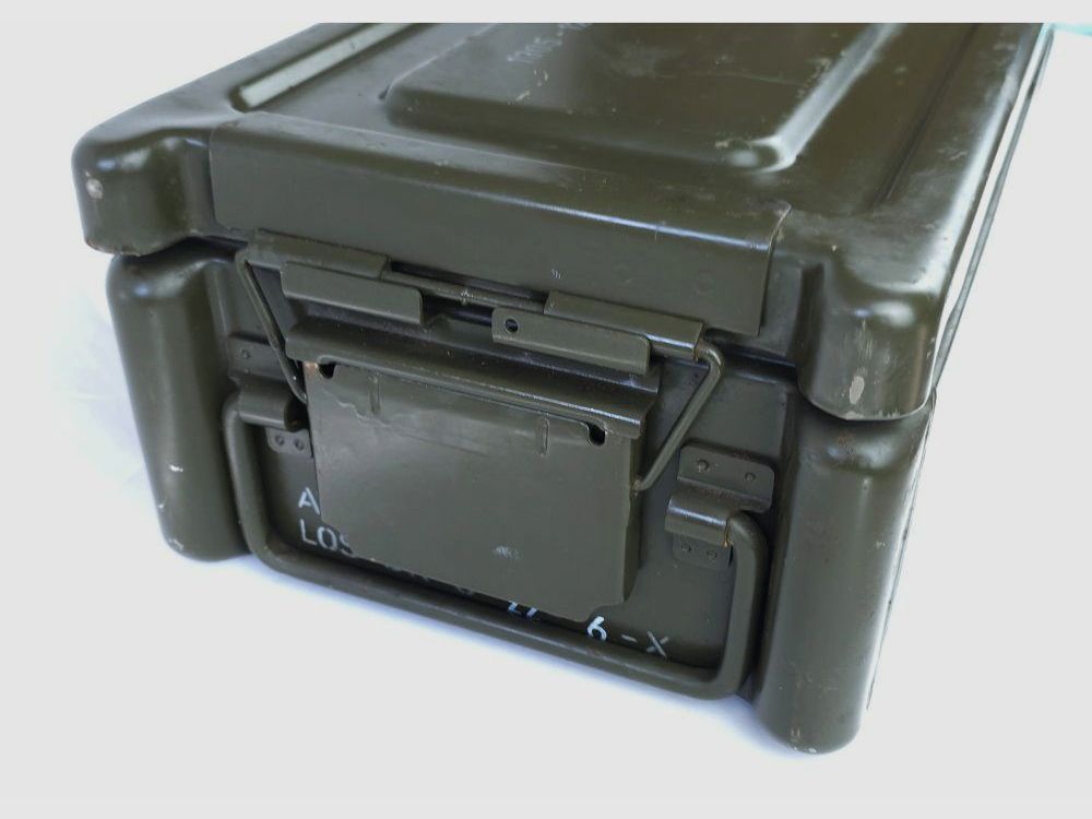 Scatola per munizioni originale Bundeswehr BW, impermeabile, scatola di stoccaggio