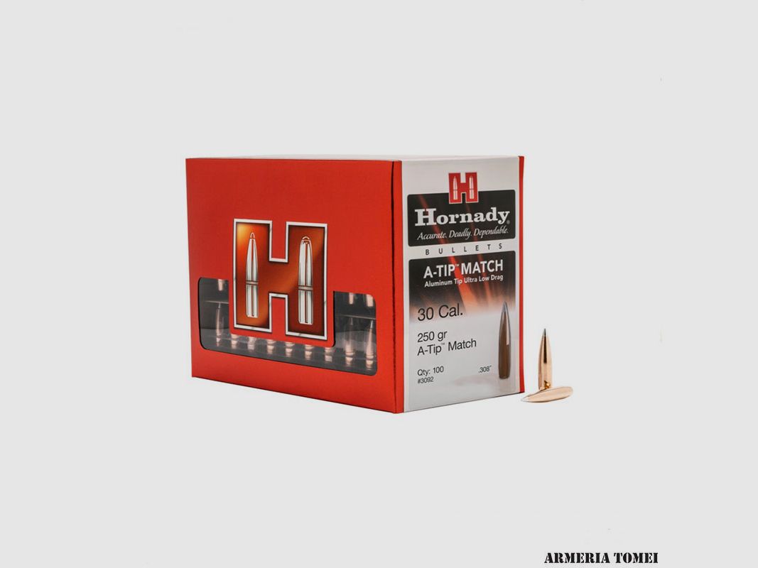 HORNADY – Geschosse – 30 Kal .308 250 gr A‑Tip® Match (100 Stk), Bild 1 von 2