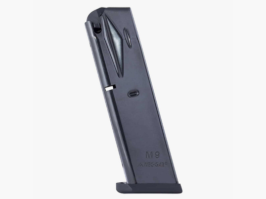 Mec-Gar Beretta 92 Magazin 9mm Luger - 10 Schuss Brüniert
