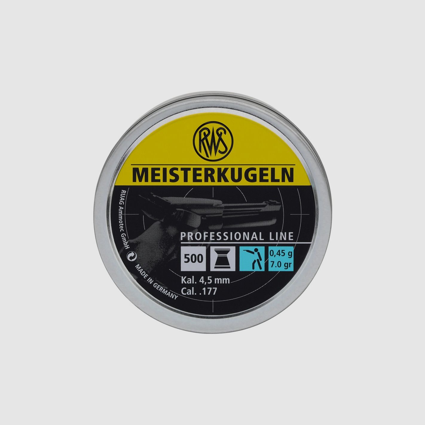 Balles cal. 4,50 Rws Meisterkugeln Pistolet 0,45 g 500 pcs, image 1 sur 2