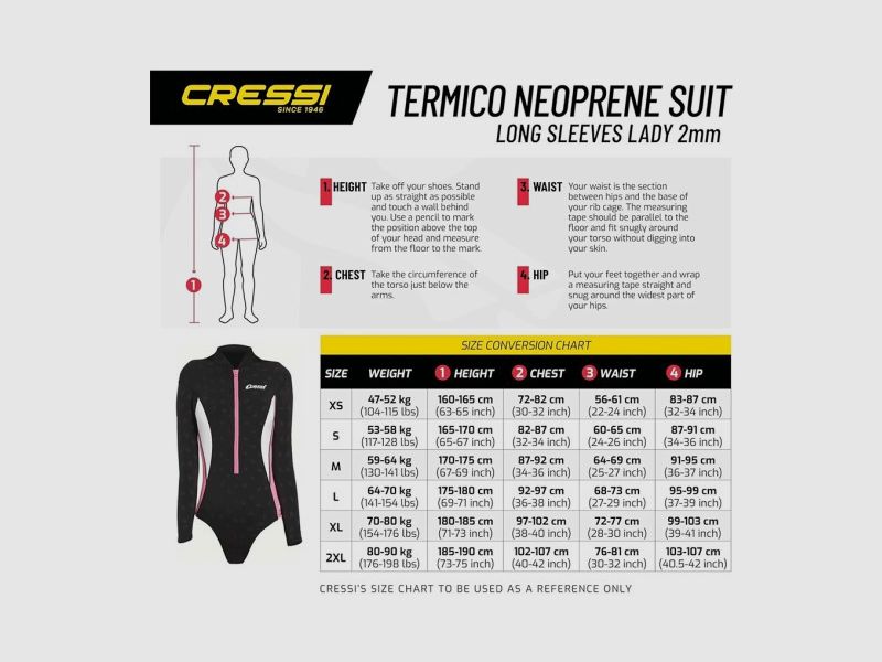 CRESSI Thermoanzug Langarm 2mm, Bild 5 von 5