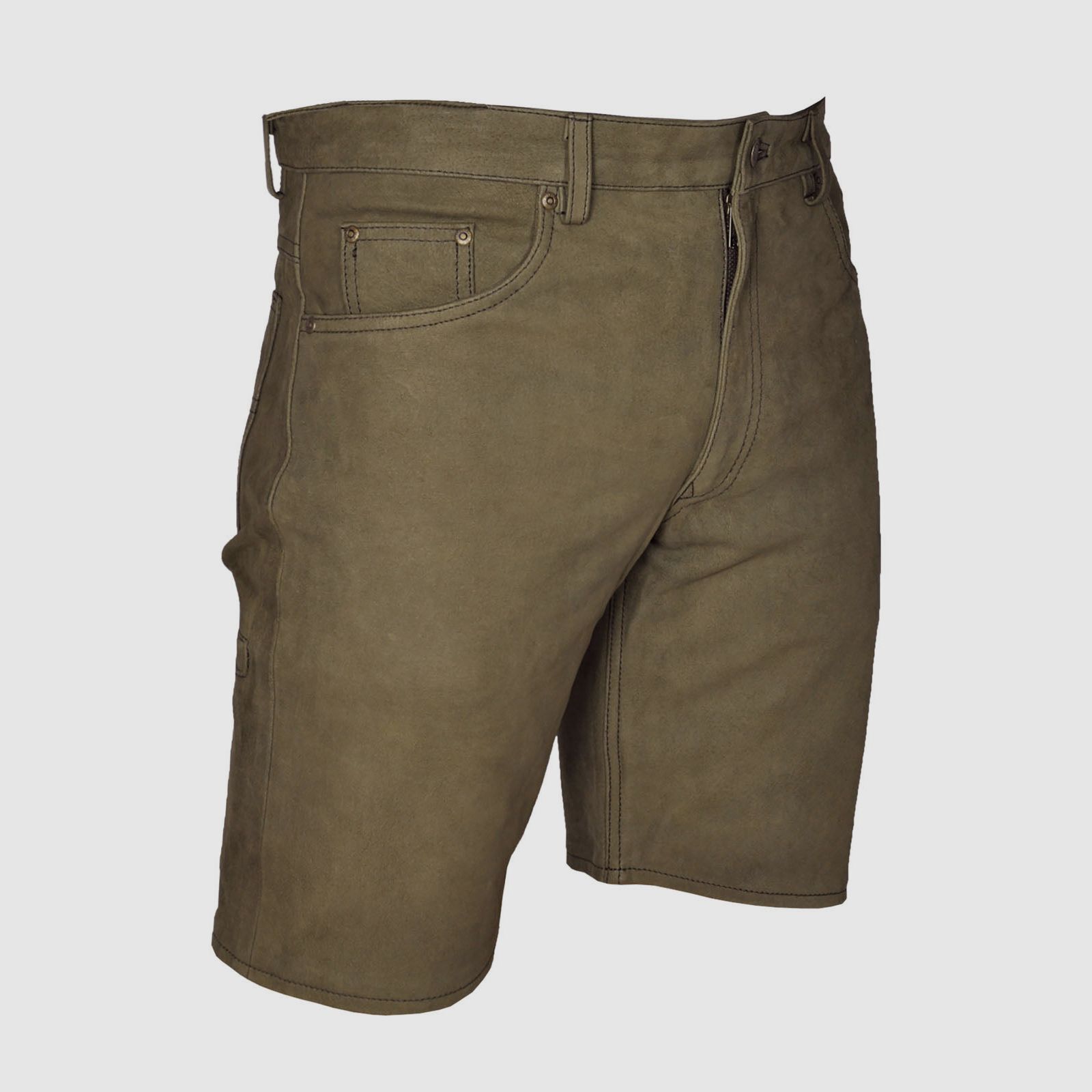 Shorts en cuir "Five Pocket"