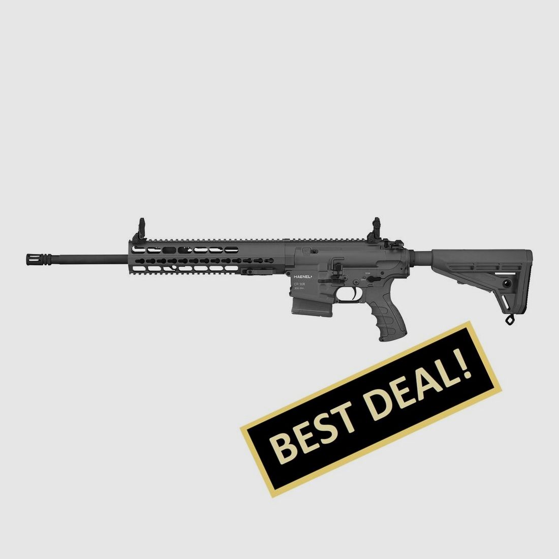 Haenel CR 308 mit langem Handschutz Lauflänge 510 mm/20, Direktabzug Selbstladebüchse