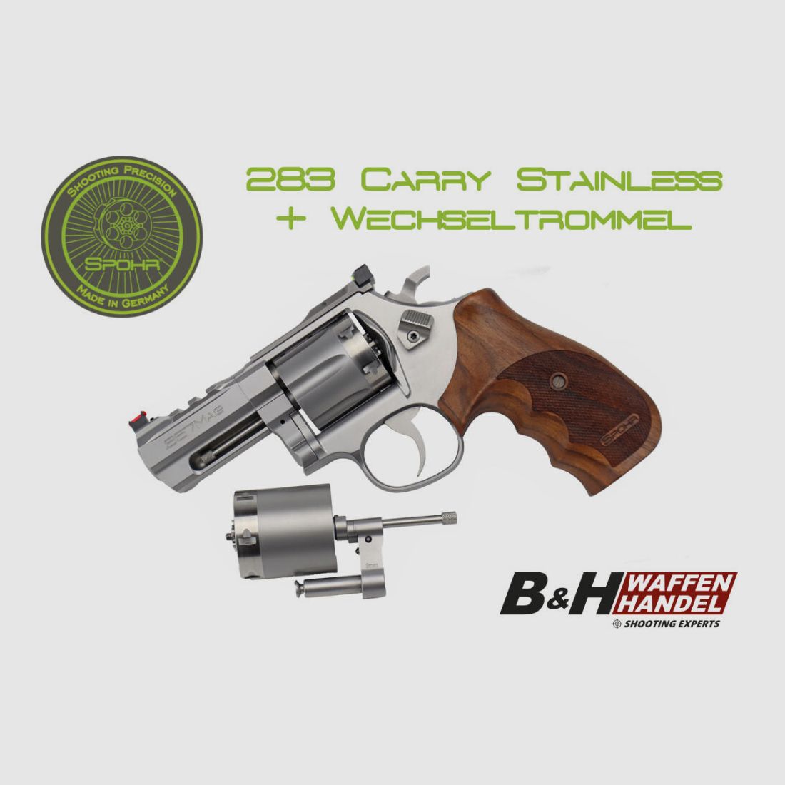 Spohr 283 Carry avec barillet interchangeable 9mm Luger