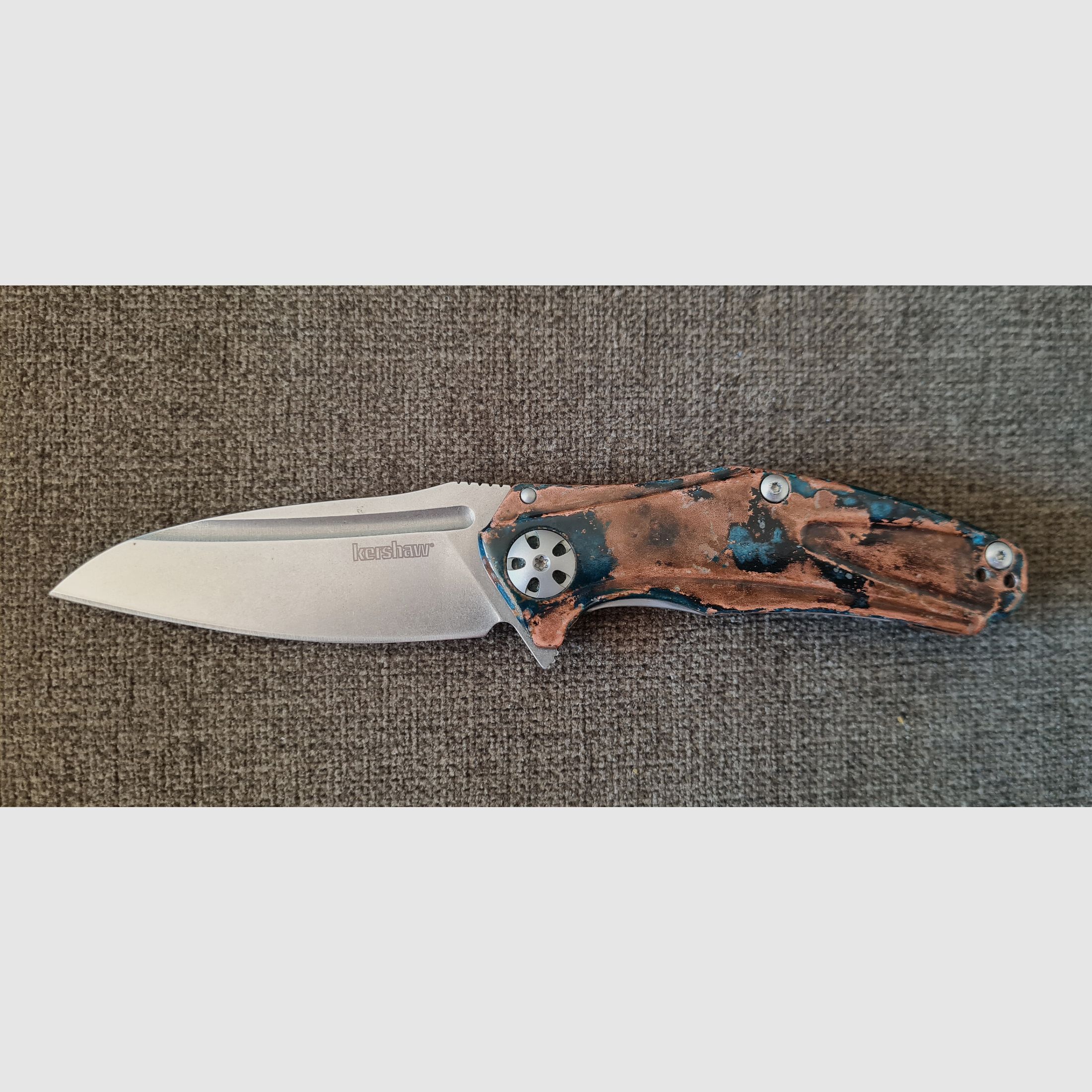 Kershaw Natrix 7006Cu / D2 / Kupfer /Forced Patina