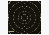 Wettkampfspiegel mit DSB Signum für Schnellfeuerpistole / Sportpistole 25-Meter 25x26 cm, 50 St.