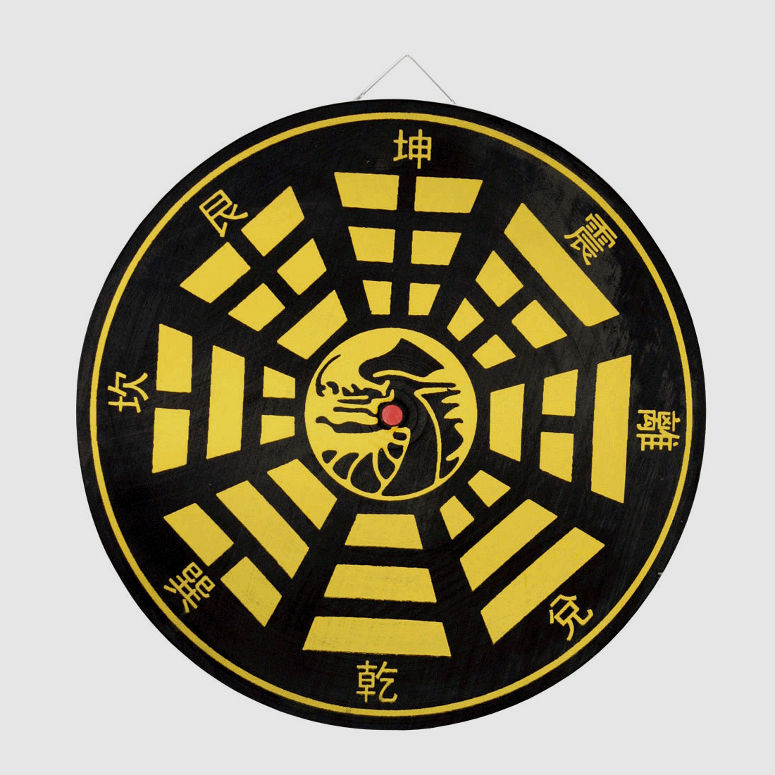 Zielscheibe für Wurfmesser aus gepresstem Papier