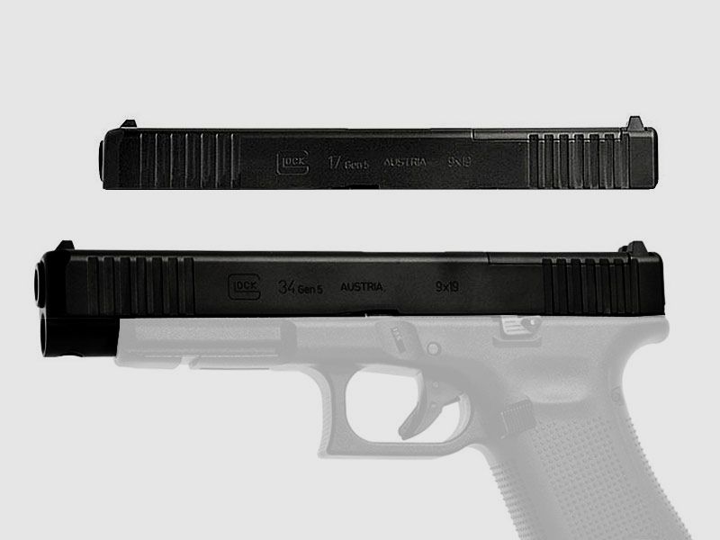 GLOCK Gen5 MOS system wymiany WS-Gen5: G17 MOS (9 mm Luger) pasuje do Gen5 G17, G22, G34