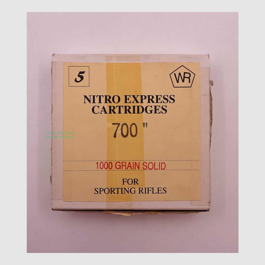 Wolfgang Romey Belgium Rifle Cartridges .700 N.E.