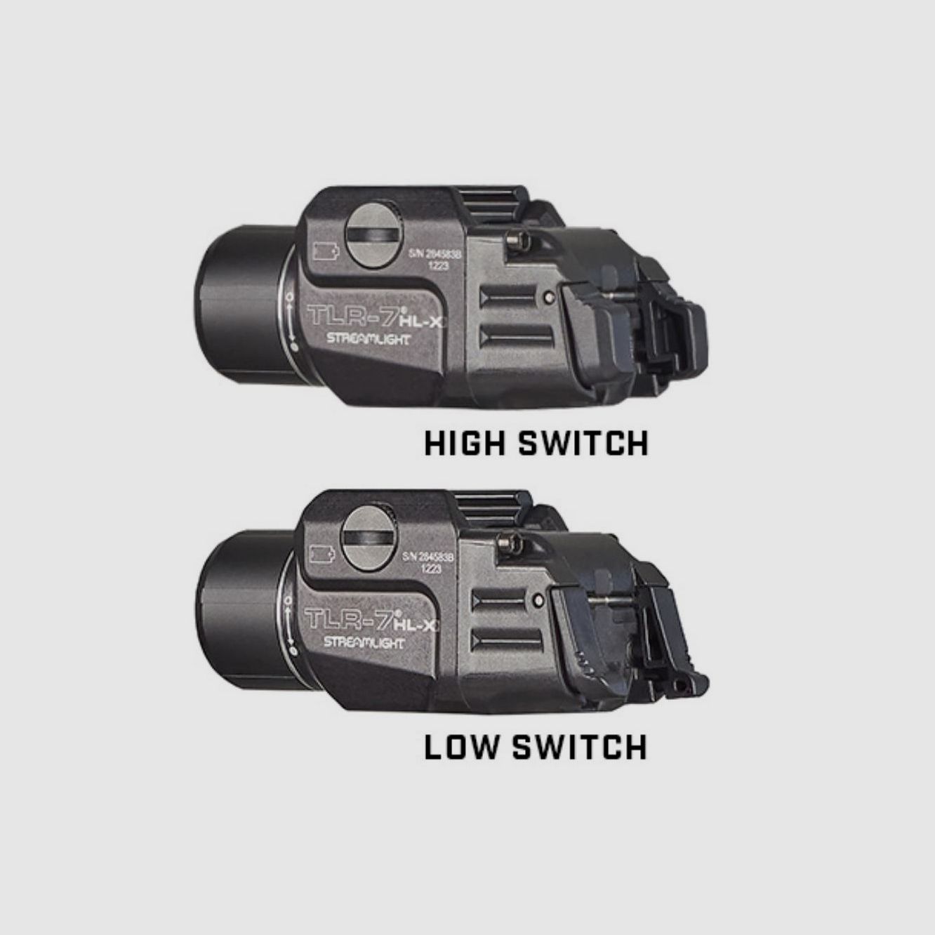 Lampe Streamlight TLR-7 HL-X USB, schwarz, für Pistolen, Multi-Fuel, 1’000 Lumen, Bild 4 von 5