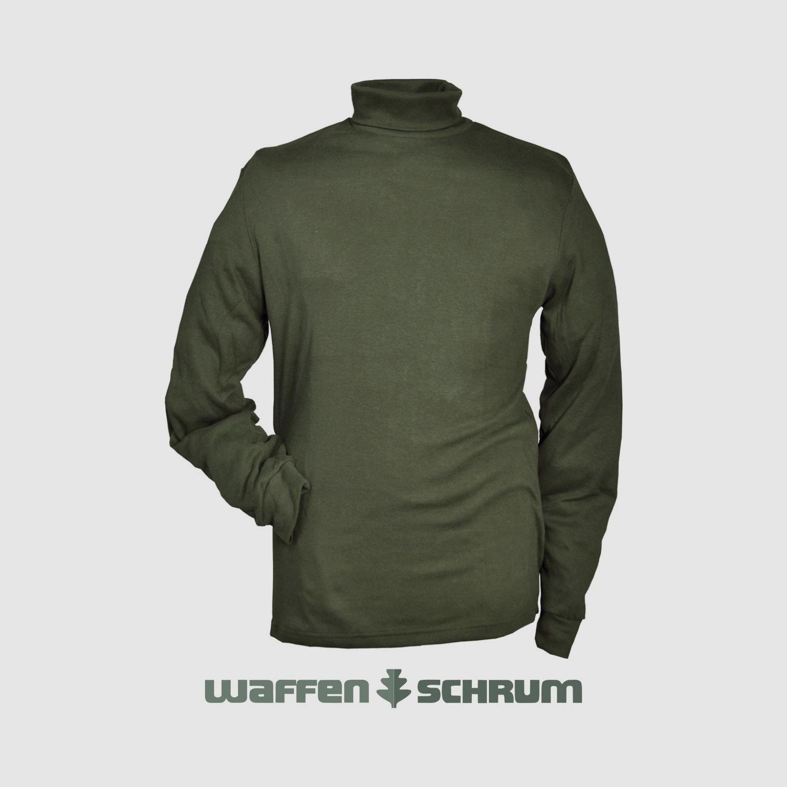 Hubertus Rollkragen-Shirt Oliv