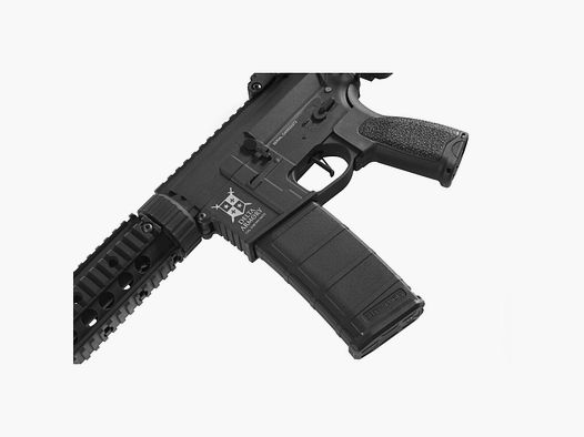 AR15 SilentOps 9 inch CHARLIE Zwart S-AEG Airsoft Geweer Vrij vanaf 18 Jaar | Delta Armory