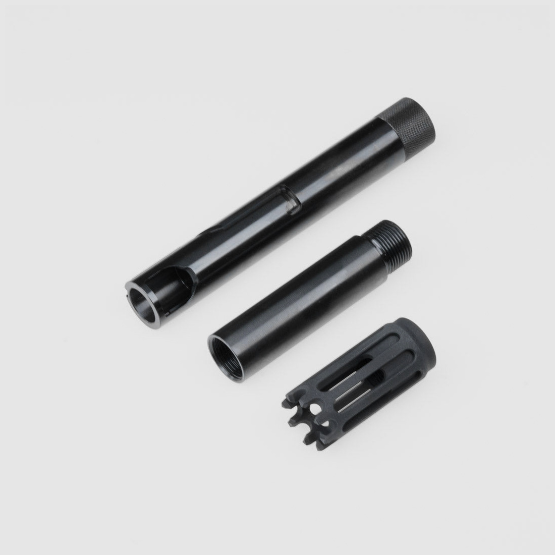 TUNING BARREL FSC PISTOL | STEEL + MUZZLE BRAKE | BLACK | 22x1,5mm | FSC Pistol | Valken Milsig M17 | HDX68 | DIAMETER.684