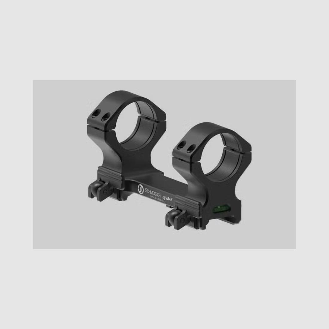 Schmeisser QSM Montage Ringe 30mm für Picatinny - Bauhöhe 23mm - 0 MOA