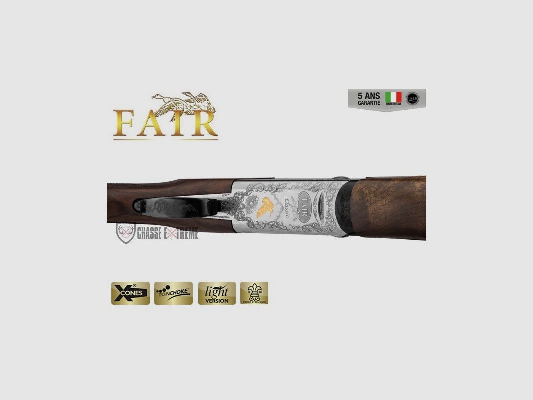 Fusil Superposé FAIR Classic Ergal Extracteur Cal 20/76, image 3 sur 4