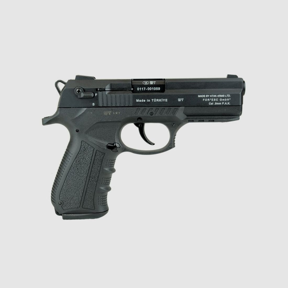 Zoraki	 2918 Schwarz, 18 Schuss