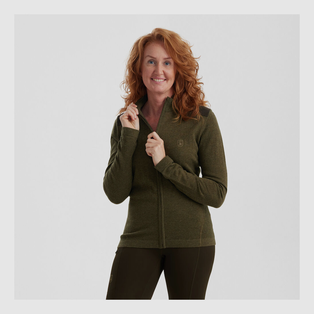 Lady Darlington Strick-Cardigan - Cypress – Kleidergröße Damen: 44