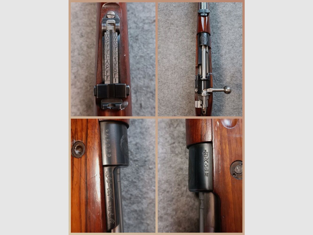 BRNO Waffenwerke Brünn	 Modell Mauser Gewehr M 98 Persien