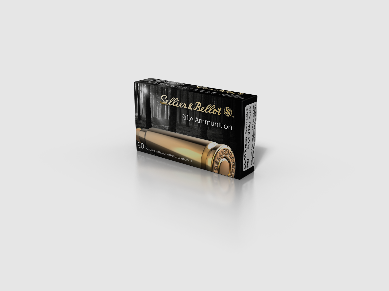 5,6x50R Mag. Sellier & Bellot FMJ 50gr/3,24g