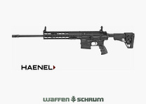 Haenel CR 6,5 schwarz / Langer Handschutz / Matchabzug