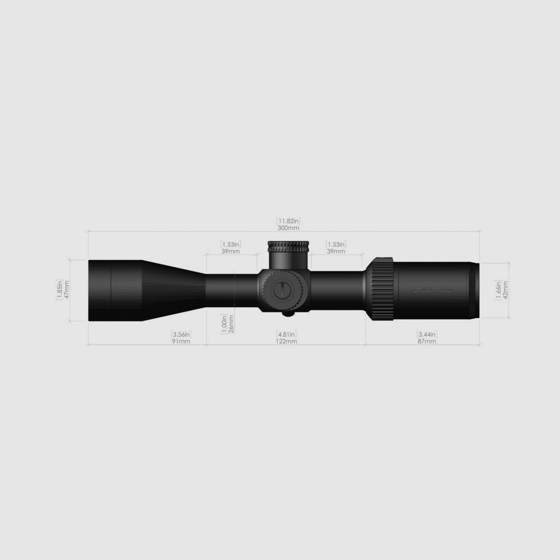 Zielfernrohr ZEROTECH Vengeance 4.5-18×40 PHR, Bild 5 von 5