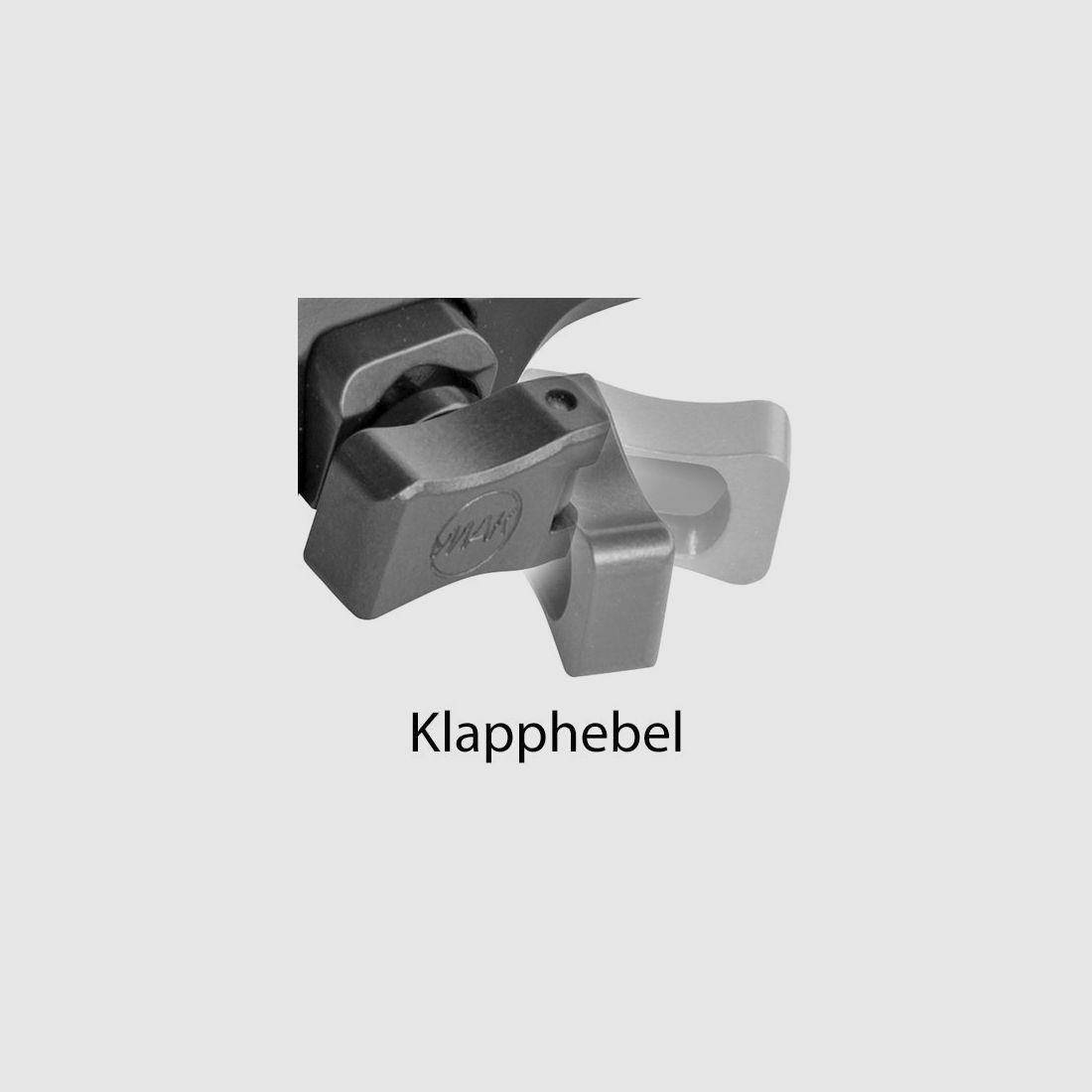 MAKuick / 1-tlg. Für werkseitig vorbereitete Büchsen CZ | 527 | 40 mm | 3 mm | Klapphebel