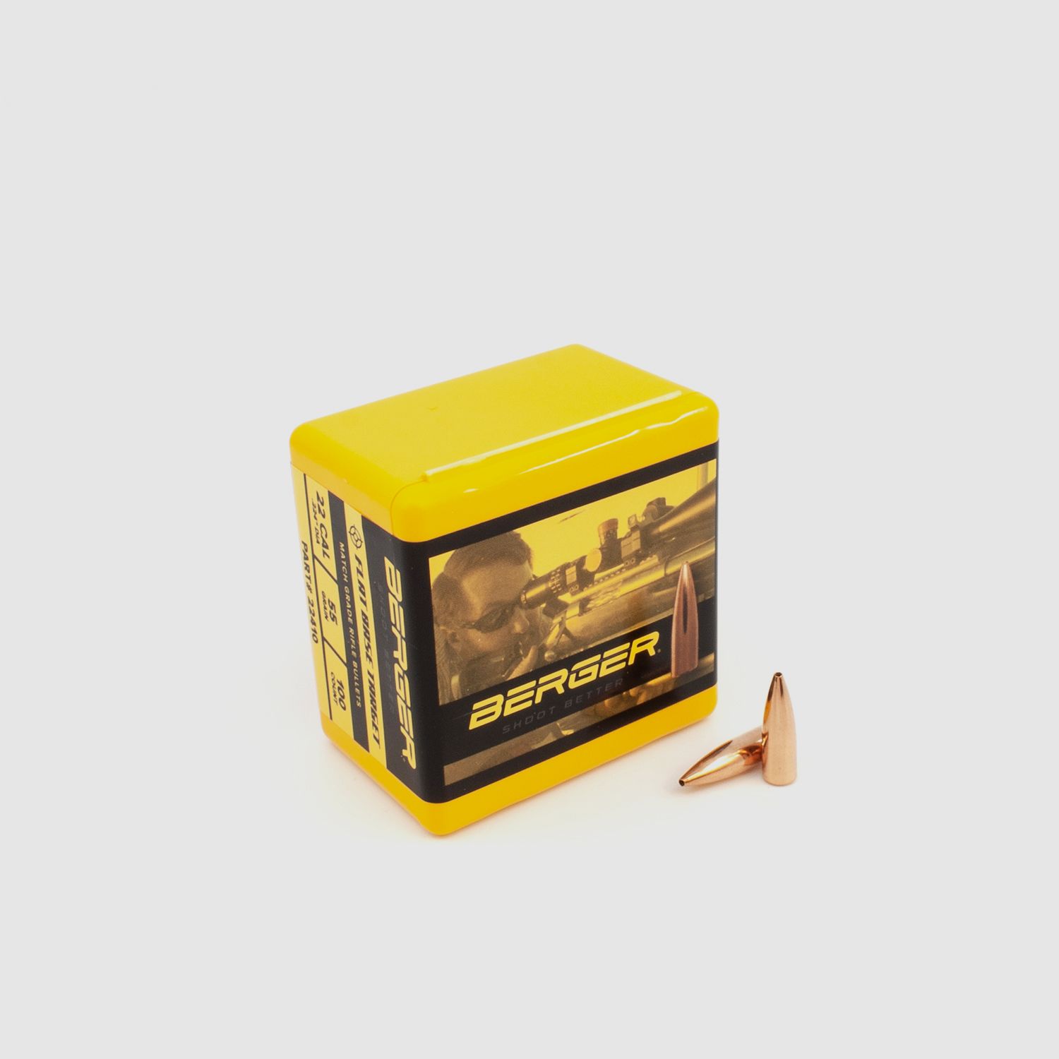Proiettile Berger .22 FB Target 55GR 100 Pezzi