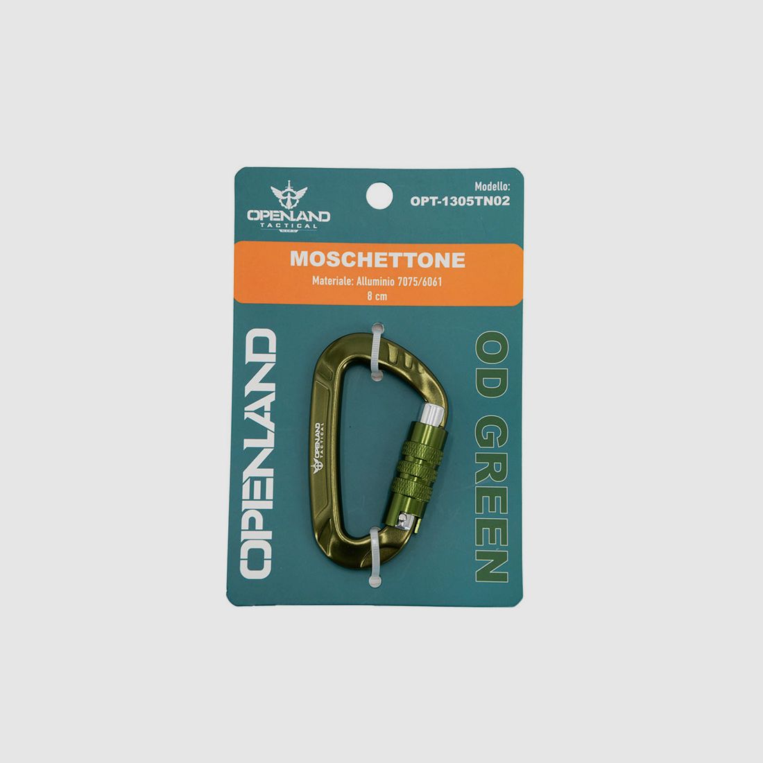 OPENLAND TACTICAL NERG – MOSCHETTONE 1305TN AUS ALUMINIUM 7075/6061 | 8cm, Bild 5 von 5