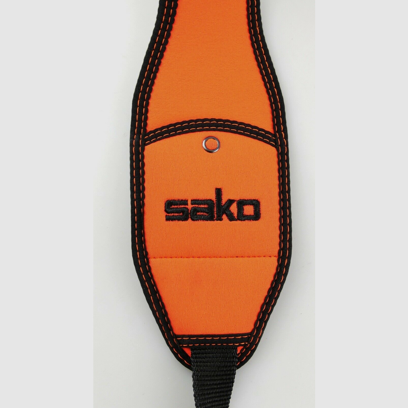 Niggeloh 134600510 Gewehrgurt SAKO Neopren Orange mit Einstecktasche
