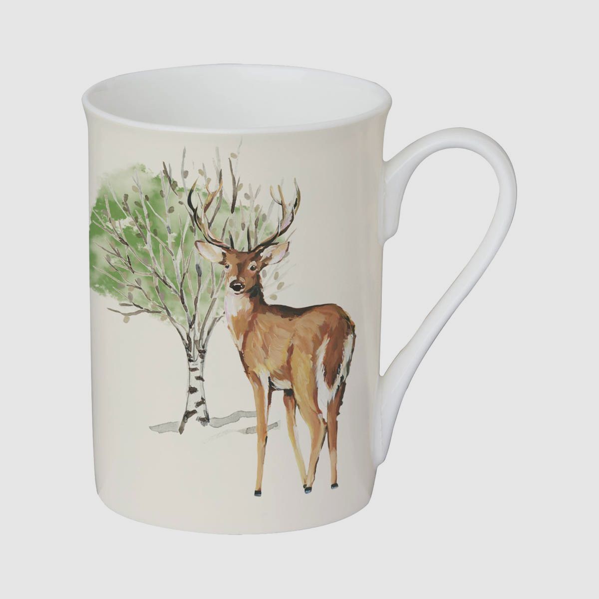 Taza de café de porcelana Fritzmann Deer Grove
