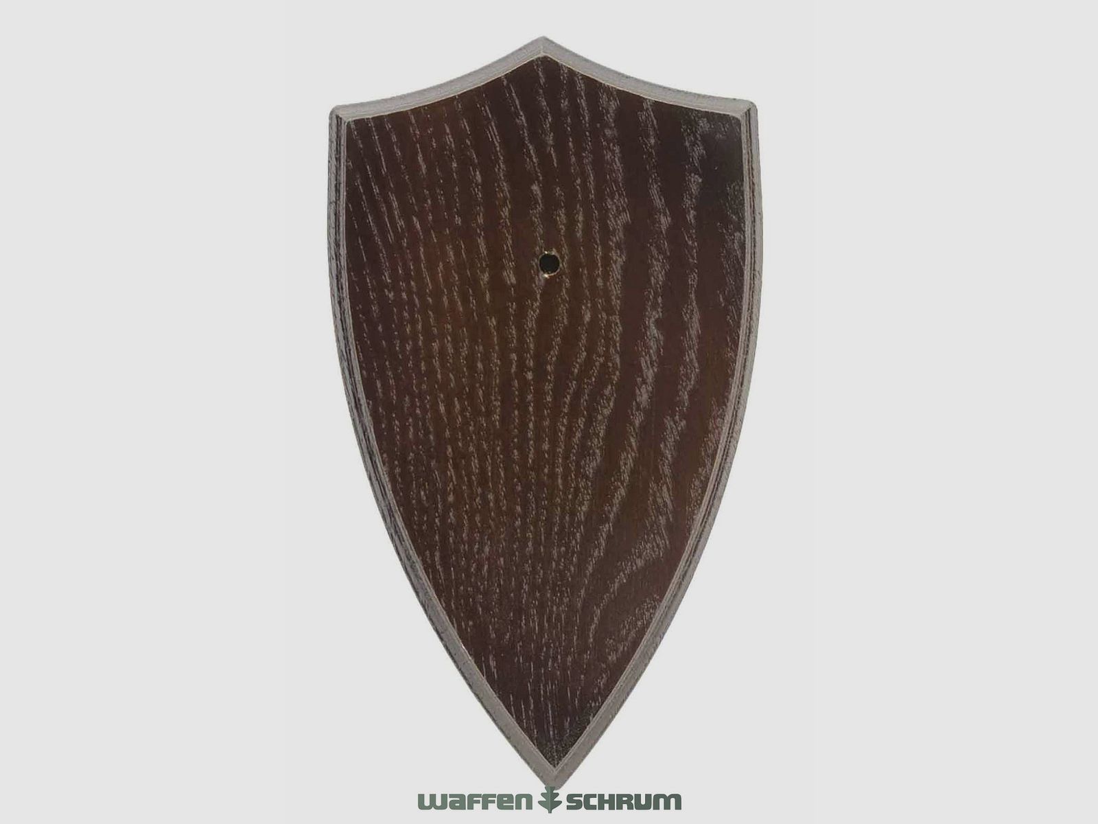 Eurohunt Gehörnbrett klassisch Dunkel - Spitz 20x12cm