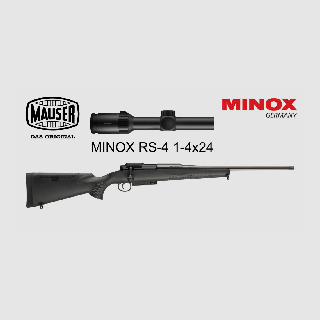 Blaser Group GmbH MAUSER 25 EXTREME Straight Pull Repeater .308 Win. + MINOX RS-4 1-4x24