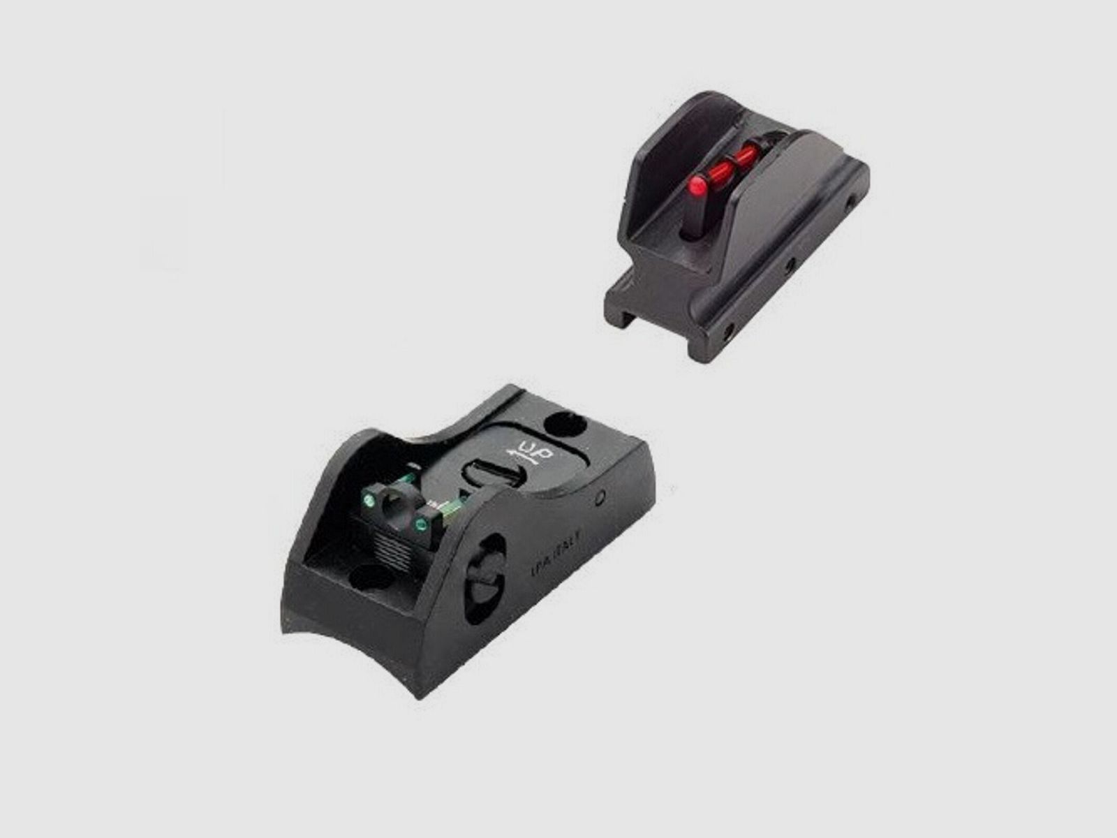 Zestaw celowników LPA T-Rib Ghostring 3-Dot Fiber