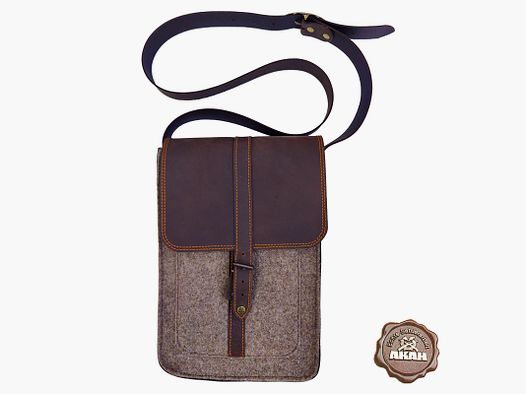 Messenger-tas van wolvilt