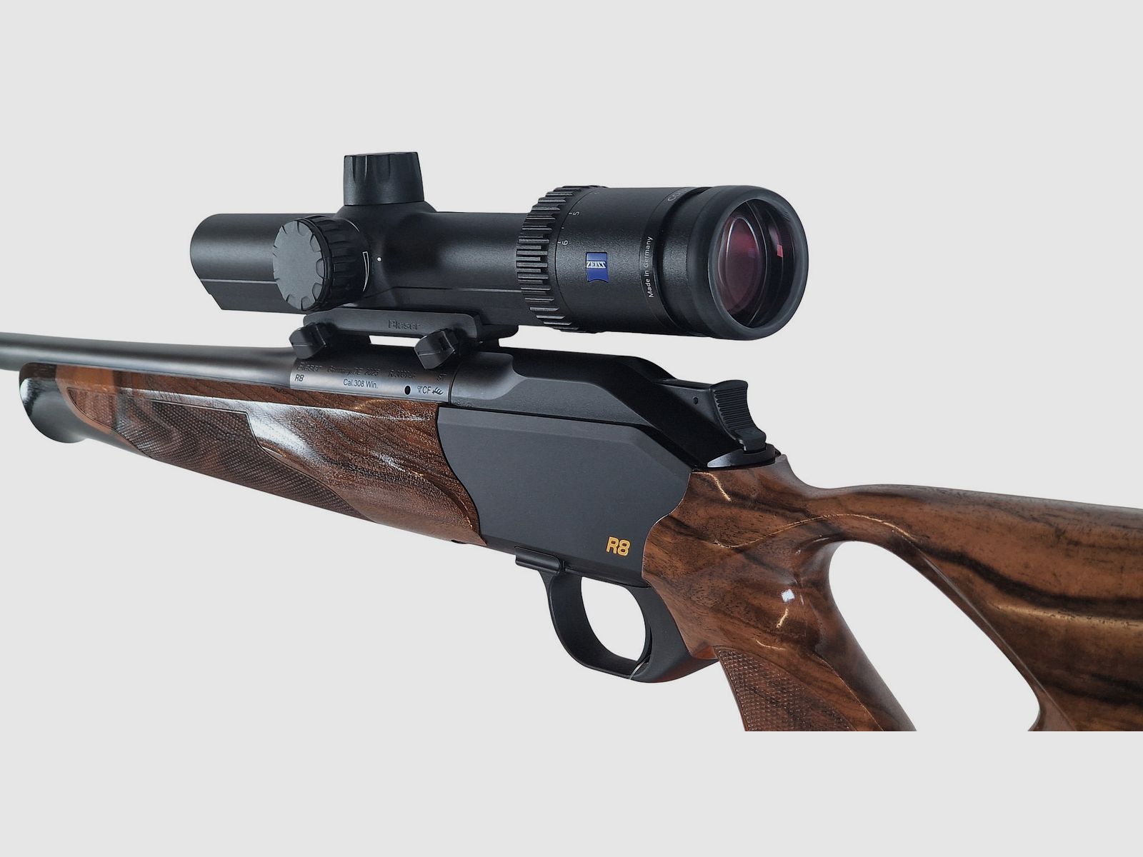 Blaser R8 Success Cal. 308 avec silencieux et lunette de battue Zeiss V6 1-6X24 LP immédiatement disponible, image 6 sur 13