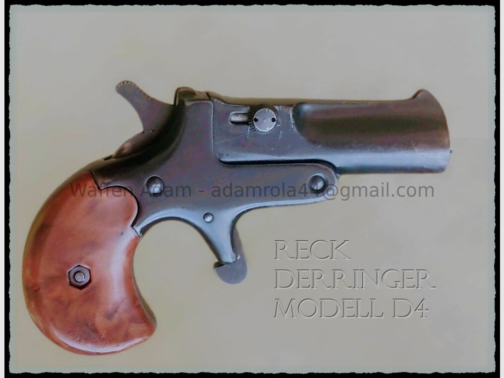 Reck Sportwaffenfabrik/By Derringer Mod. D4 / F im Fünfeck