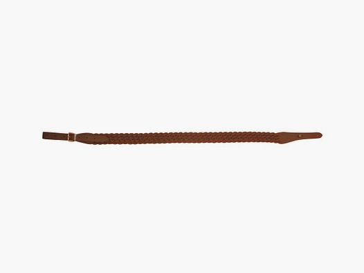 Braided 8-strand aged leather sling