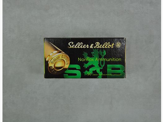 Sellier & Bellot TFMJ Nontox 9mm Luger 124gr *1000 pièces*