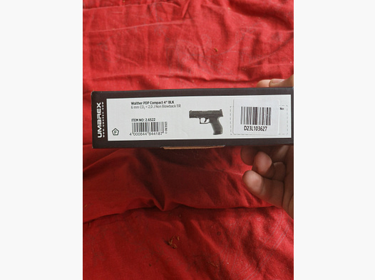 Walther PDP Compact 4 BLK 6mm CO² <2,0 J Non Blowback 11R